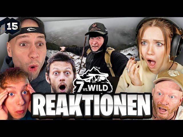 JOEYS Mission!  ALLE REAKTIONEN der Teilnehmer auf Folge 15 (7 vs. Wild - Crashed)