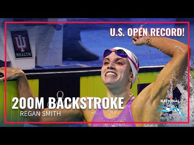 U.S. Open RECORD Set By Regan Smith in 200M Backstroke | 2023 Phillips 66 National Championships