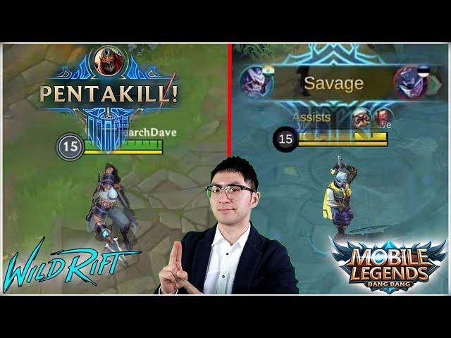 Mobile Legends vs Wild Rift AFTER 3 WEEKS OF TESTING