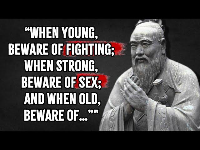 Confucius' Life Lessons People Wished They Knew Sooner