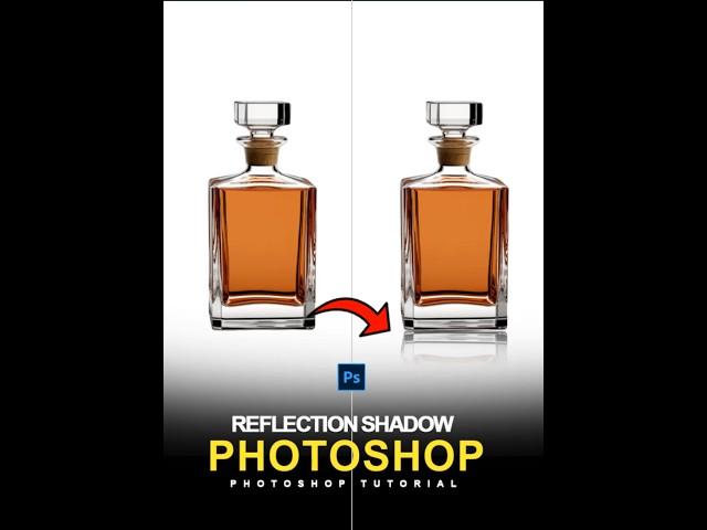 Adobe Photoshop 2025 Tutorials - How to create reflection shadow for perfume