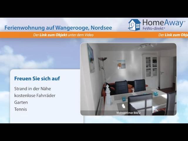 Wangerooge: 4-Personen Ferienwohnung im Dorfgroden, nur wenige Schritte vom - FeWo-direkt.de Video