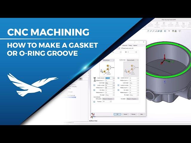 SOLIDWORKS CAM/CAMWorks - Machining an O-Ring or Gasket Groove