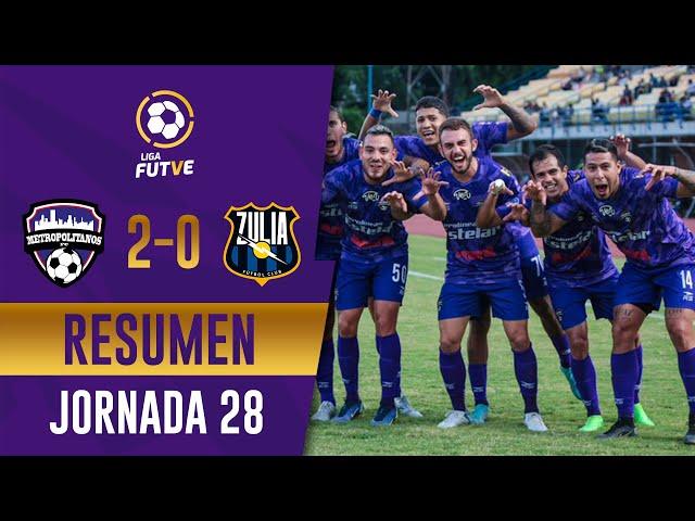 El violeta clasificó a Libertadores: Metropolitanos 2-0 Zulia | Resumen Jornada 28 | Liga FUTVE 2022