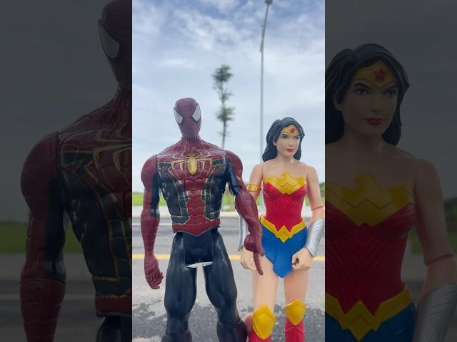 Ghost Anxiety Spidey And Wonder Woman Vs Joker