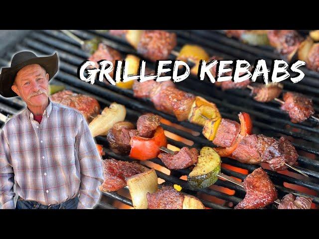 Juicy Grilled Kebabs | Cowboy Cooking