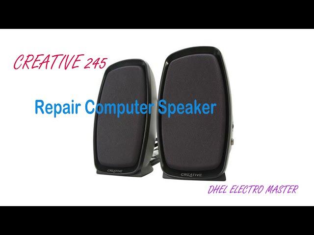 speaker repair (Creative speaker)
