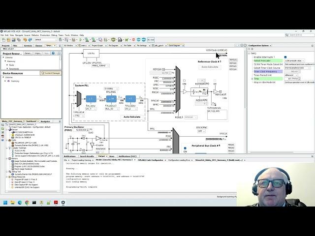 MPLAB Harmony 3 MCC Episode 5: Clocking the CPU at maximum speed