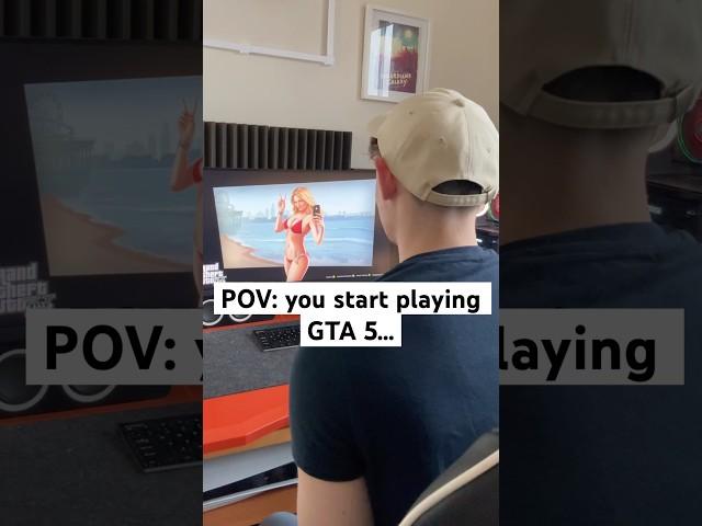 People playing GTA 5 for the FIRST time...  | What was your longest session? #gta #gta5