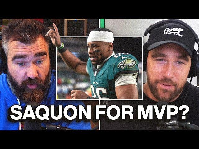 "Eagles stole from the entire NFL" - Jason Kelce on why Saquon Barkley belongs in the MVP discussion