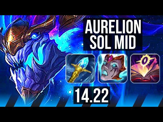 AURELION SOL vs YASUO (MID) | Dominating | KR Grandmaster | 14.22