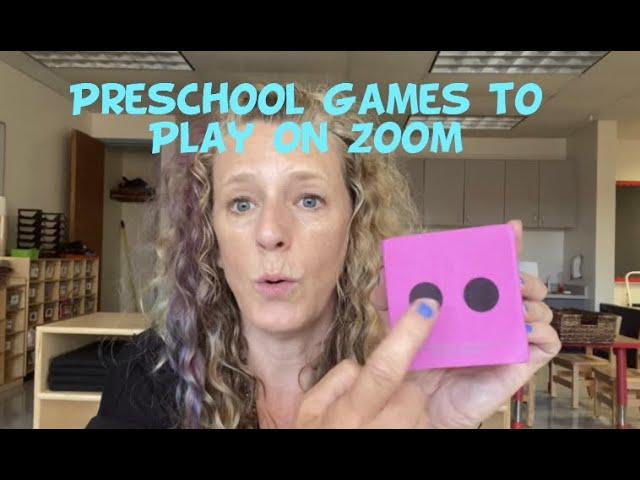 Small Group Games for Preschoolers (in-class or virtual)