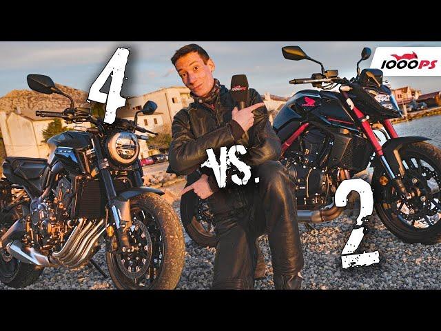 Honda CB650R vs. CB750 Hornet - Bigger difference than you thought!