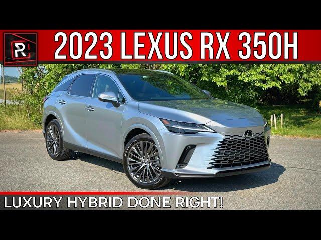 The 2023 Lexus RX 350h Is A Distinctive & Fuel-Efficient Luxury Hybrid SUV