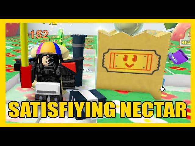 HOW TO GET SATISFYING NECTAR (Bee Swarm Simulator) BEESMAS UPDATE! Quality Cousin Time QUEST