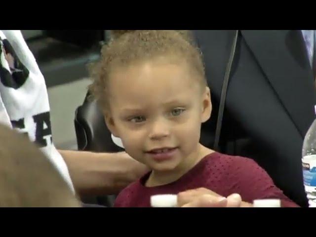 Stephen Curry's Daughter Riley Interview-Bombs Her Uncle Seth