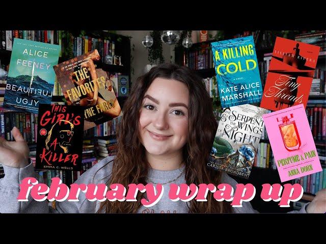 FEBRUARY WRAP UP 2025 | all about the 13 books i read this month!