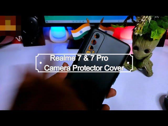 Realme 7  | Realme 7 Pro Camera Protector Design Soft Silicon Back Cover