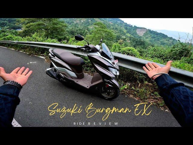 Raw Riding Experience on Suzuki Burgman Maxi Scooter - Ride Performance On Darjeeling Roads.