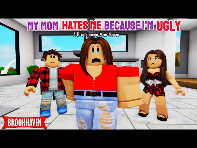 MY MOM HATES ME BECAUSE I'M UGLY!!! || Brookhaven Movie (VOICED) || CoxoSparkle