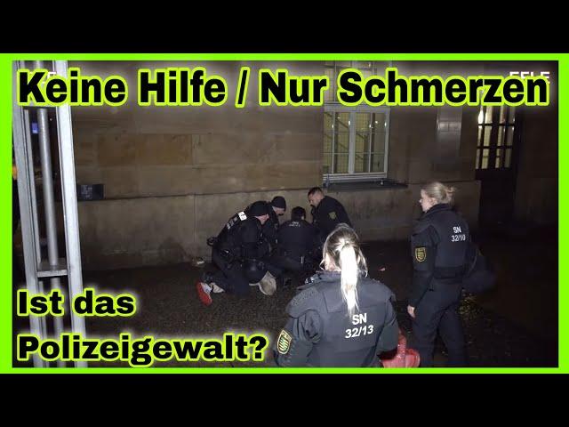 POLIZEIGEWALTBLUTENDER MANN wird von Polizisten niedergestreckt‼️HANDGREIFLICHKEITEN gegen Presse