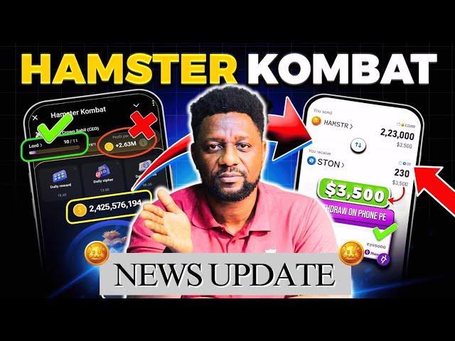 Hamster Kombat News Updates - Increase Airdrop profit per hour (Convert coins to profit per hour)