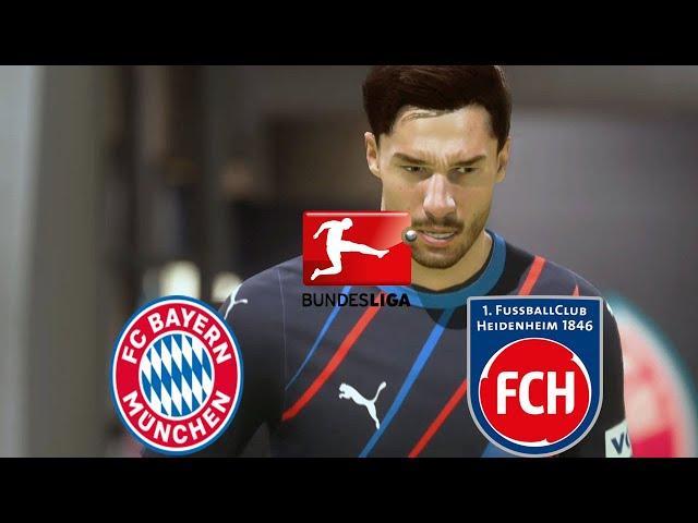 Germany Bundesliga | FC24 FC Bayern München VS 1.FC Heidenheim | Full match