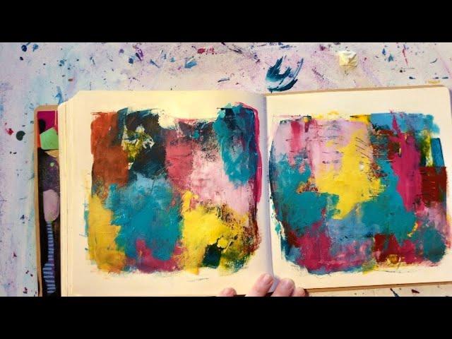 EASY Acrylic Painting / Abstract Painting Technique For Beginners