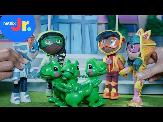 Action Pack Toy Play SUPER Compilation! | Netflix Jr