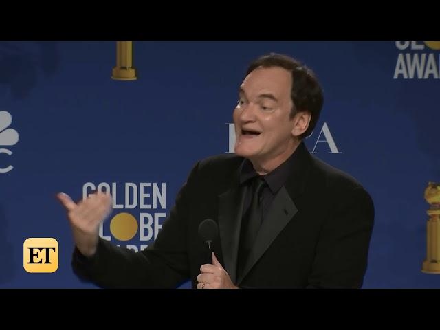 Quentin Tarantino - Once Upon a Time in Hollywood | Golden Globes 2020 Full Backstage Interview