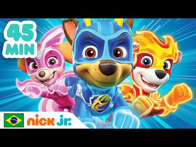 Patrulha Canina | Os resgates mais corajosos dos superfilhotes! | Nick Jr. em Português