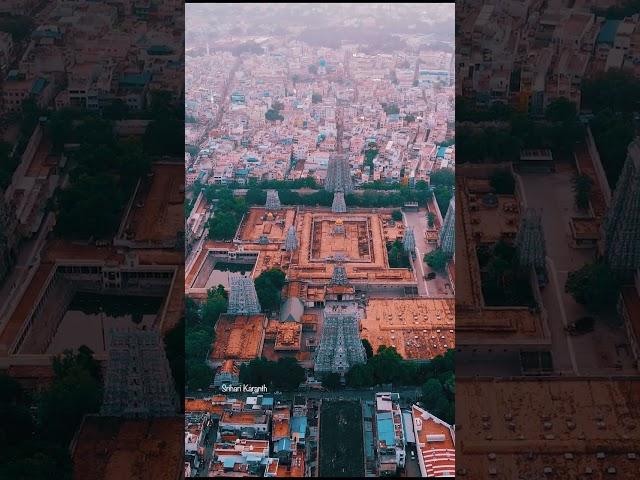 Madurai - Meenakshi Amman Temple - Aerial View