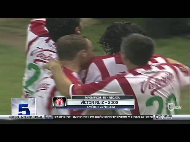 10 goles magníficos del Necaxa