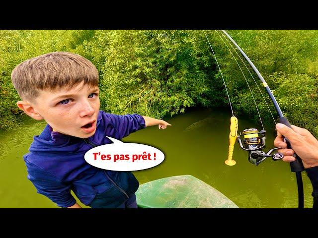 Cet abonné de 9 ans me montre son meilleur spot de pêche et je ne m'attendais pas a ça !!