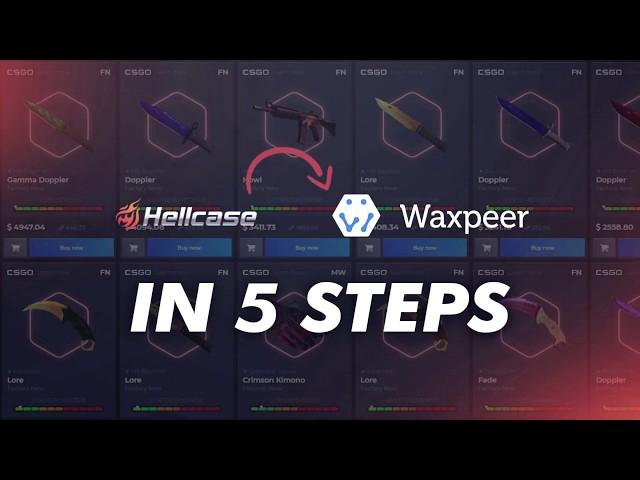 How to withdraw CSGO skins from hellcase in 2019 in 4 steps