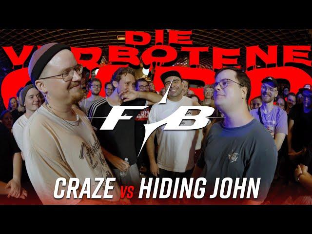 CRAZE vs. HIDING JOHN | RAP BATTLE | FOB | 2024