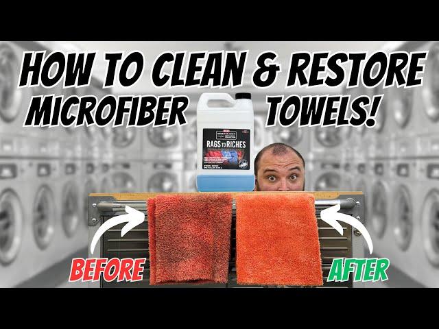 How To Wash, Dry, Maintain, & Restore Microfiber Detailing Towels!