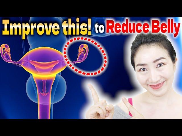 Improving Blood Flow of Ovaries Reduces Bulging out Belly and Balances Menopause Hormones