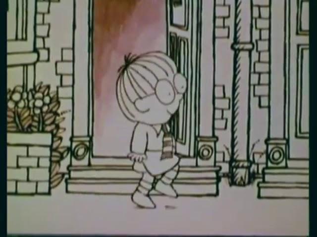 Simon in the Land of Chalk Drawings cartoon intro 1974