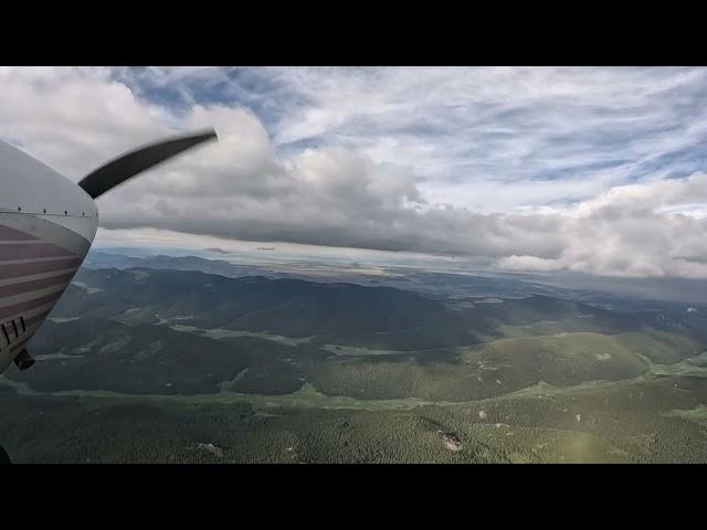 Crossing Kenosha Pass in a Cessna 182