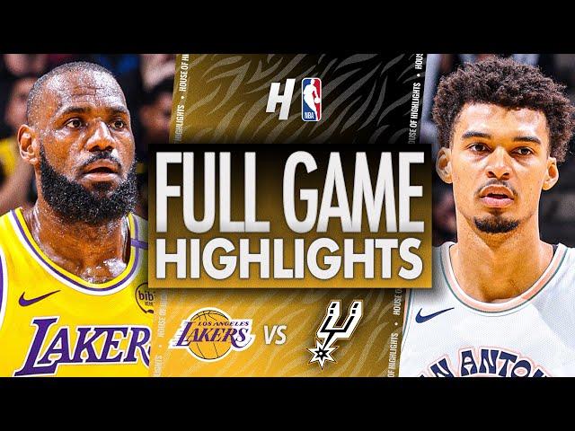 Los Angeles Lakers vs San Antonio Spurs - Full Game Highlights | November 27, 2024-25 NBA Season