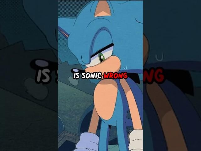 Is Sonic Wrong? #sonicthehedgehog #sonicidw