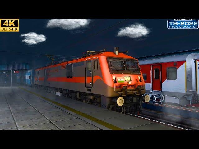 DELHI FOGGY WEATHER| TRAIN SIMULATOR 24 GAMEPLAY