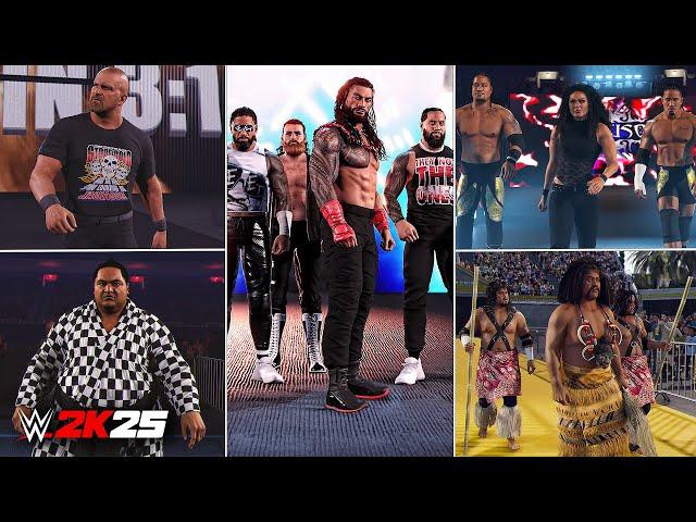 WWE 2K25 Entrances: O.G Bloodline, Yokozuna, Hulk Hogan, Headshrinkers, Steiner Brothers, USO '10!