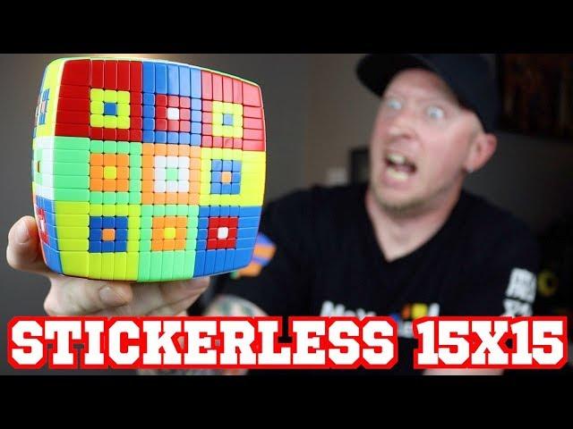 STICKERLESS MoYu 15x15 Review!