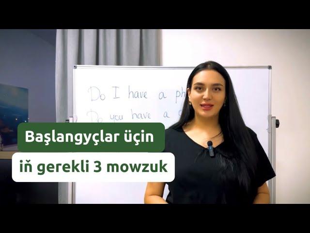 iňlis dilindäki: have, can we to be işlikleri barada düşünje. Başlangyçlar üçin.