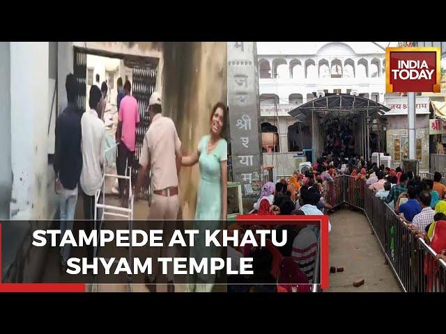 Three Killed Several Injured In Stampede At Khatu Shyam Temple Rajasthan Sikar