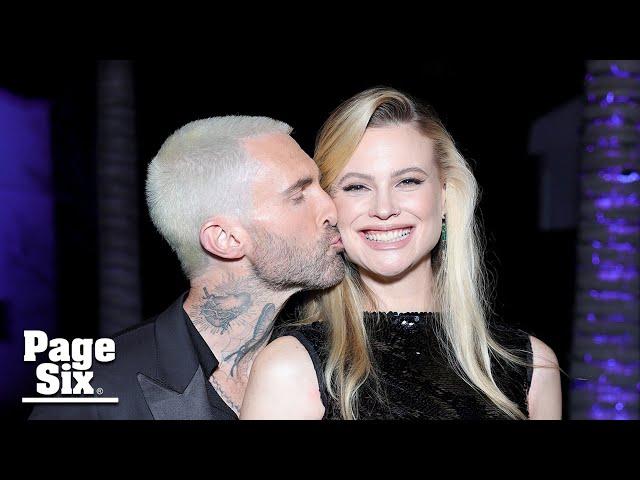 Adam Levine can’t keep his hands off Behati Prinsloo at Oscars 2023 afterparty | Page Six