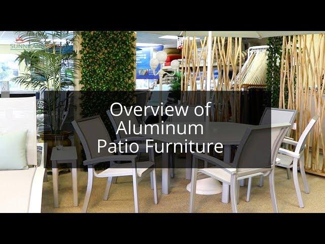 Overview of Aluminum Patio Furniture