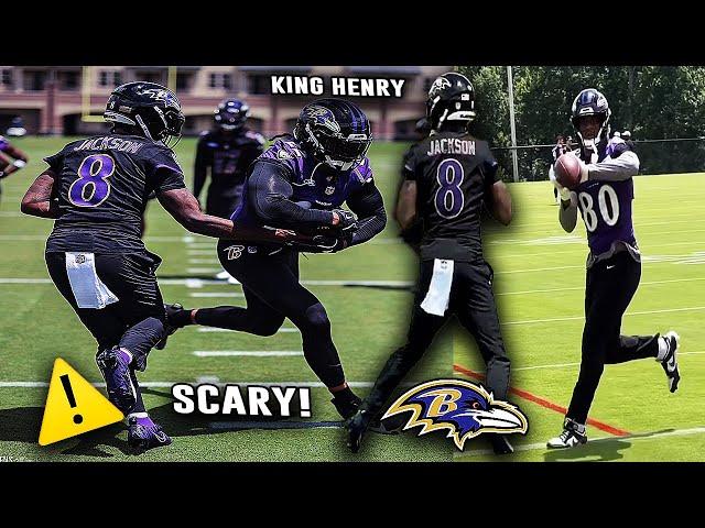 Lamar Jackson & Derrick Henry SCARY DUO  DB's Putting in WORK  Ravens Mini-Camp Highlights